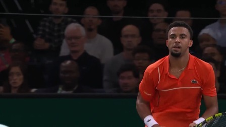 2024ATP巴黎网球大师赛第三比赛日中央球场全景回放（上）