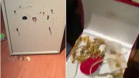 网罗天下 小偷晒黄金现钞赃物被盯