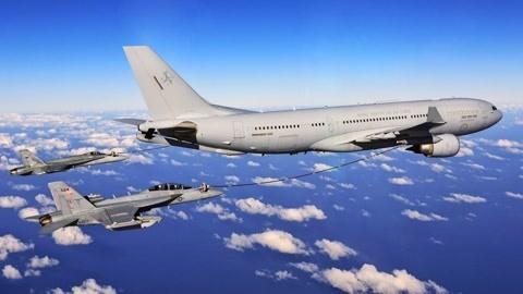 环球火力点 韩国空军首架加油机今日到货 空客制造计划12月份正式服役