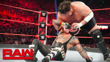 WWE RAW 2019 【RAW 04/29】雷尔逃脱单臂翻摔 成功反制