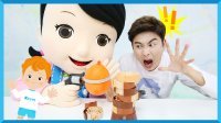 凯文和游戏 2016 凯文和小凯利的伐木达人 气球枪比赛玩具游戏  37