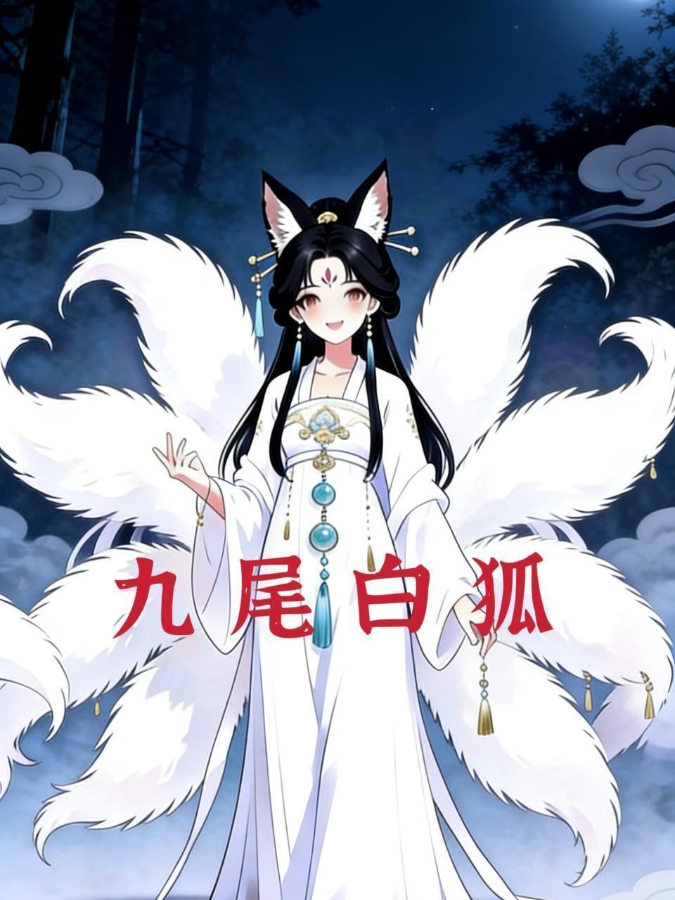 九尾白狐