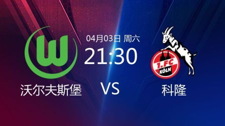 德甲第27轮 沃尔夫斯堡VS科隆
