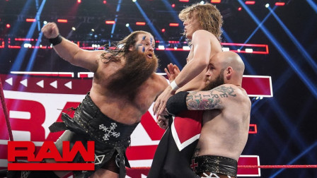 WWE RAW 2019 【RAW 09/02】如此巨大的体型差距这么打？