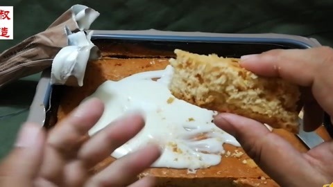 瘾食星球 美军集体食品糖霜蛋糕