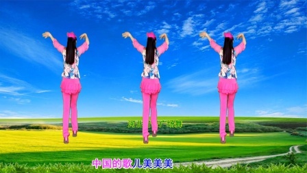 大气动感广场舞《中国歌最美》演示分解教学