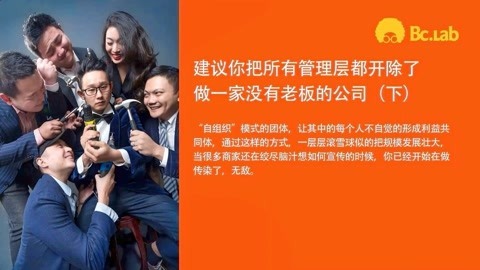 高臻臻的脑细胞 建议你把所有管理层都开除了，做一家没有老板的公司（下）