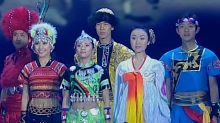 央视2006春晚 吉林市歌舞团等《响亮节拍》，各民族舞蹈大融合