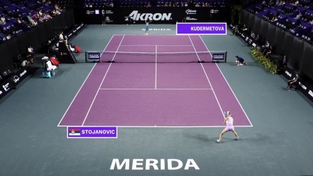 【全场回放】库德梅托娃2-1斯托扬诺维奇 2024WTA梅里达站 1/4决赛