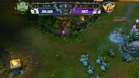ogn大师赛 0309 JinAir VS SKT 第三场
