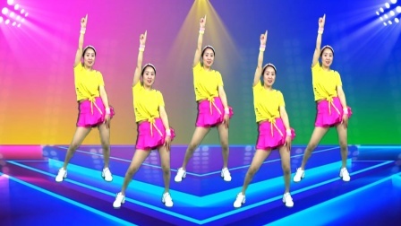 蓝莓思洁广场舞 网红DJ《路灯下的小姑娘》32步摆胯 附教学