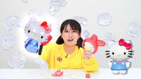 全网爆火的三丽鸥立体拼图，拼完真能当手办？