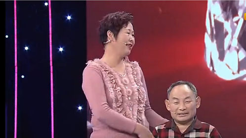 幸福来敲门【天津卫视】 身高差距过大确坚定在一起的夫妻