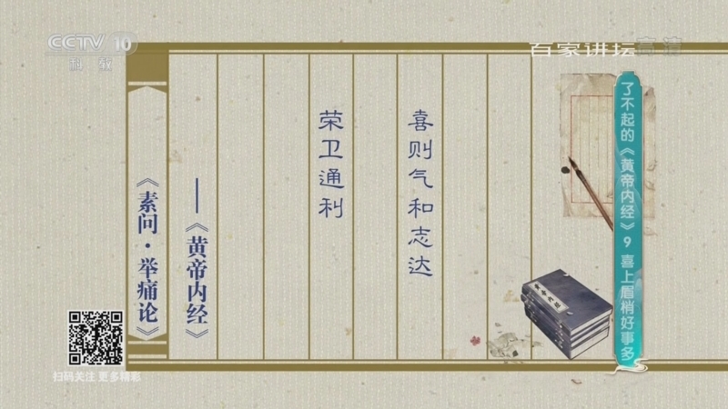 百家讲坛 《百家讲坛》 20220310 了不起的《黄帝内经》 9 喜上眉梢好事多