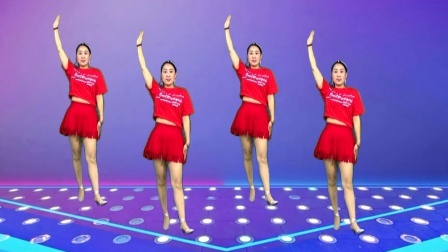 蓝莓思洁广场舞 网红热搜《万疆》创新32步正面演示