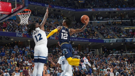 2021-2022赛季NBA集锦 莫兰特30+13&绝杀 唐斯28+12 灰熊逆转森林狼3-2