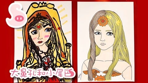 大鼻孔和小尾巴 如何画精灵梦叶罗丽中的白光莹