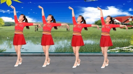 玫香广场舞《真心真意把你陪》情歌对唱, 抒情优美大方好看, 简单易学