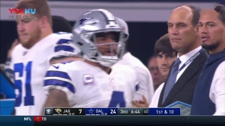 【NFL第6周比赛集锦】美洲虎7-40牛仔