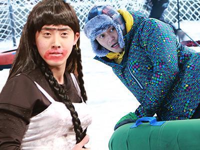 张睿扮女装遭恶搞 张智霖新技能get脸部刹车