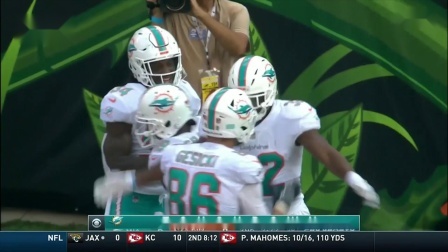 【NFL第5周比赛集锦】海豚17-27猛虎