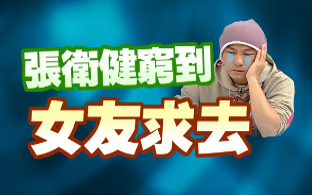 因为穷，张卫健被分手