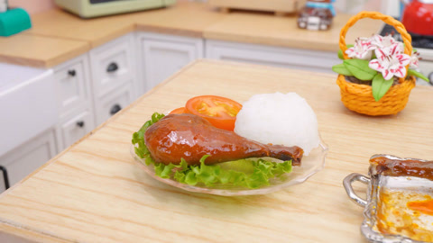 酱汁鸡腿饭
