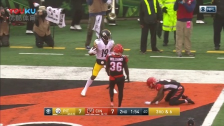 【NFL巨星风采】钢人队朱朱-史密斯-舒斯特第6周表现