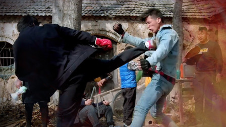 乡村拳皇真人版 真人版拳霸第2集，拳皇真人格斗