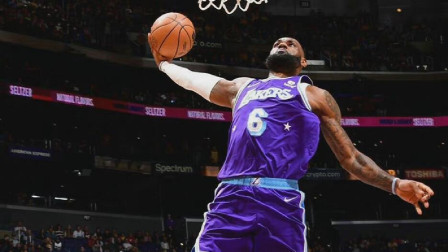 2021-2022赛季NBA集锦 NBA-詹姆斯50+7 库兹马23+7 湖人击退奇才