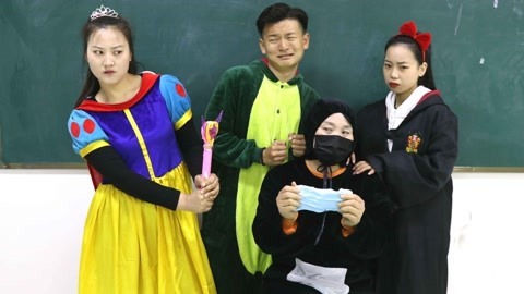 黑衣人抓走同学们，小小为救学生修炼正义魔法，能打败黑衣人吗？