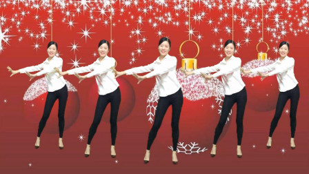 一首好听的网络歌曲《DJ一去不回》简单32步广场舞！