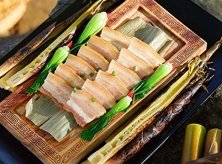美食台 安徽最有名的肉刀板香 养颜！