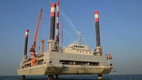 迷彩虎讲堂 总投资500亿！中国造出一台海上巨型3D打印机：全长24公里！