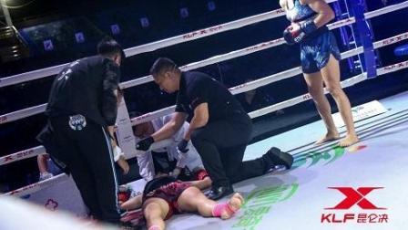 美国女将身高腿长, 中国新星惨遭KO