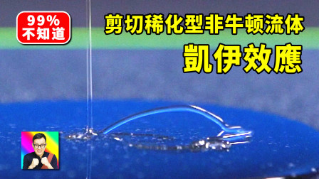 揭秘剪切稀化非牛顿流体！凯伊效应！ 科学小实验16