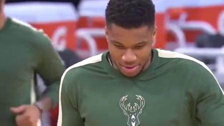 NBA热辣资讯 字母哥赛前热身太秀舞姿！你觉得字母哥跳舞好看吗？