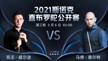 2021斯诺克直布罗陀公开赛 2021直布罗陀公开赛 威尔逊VS塞尔特