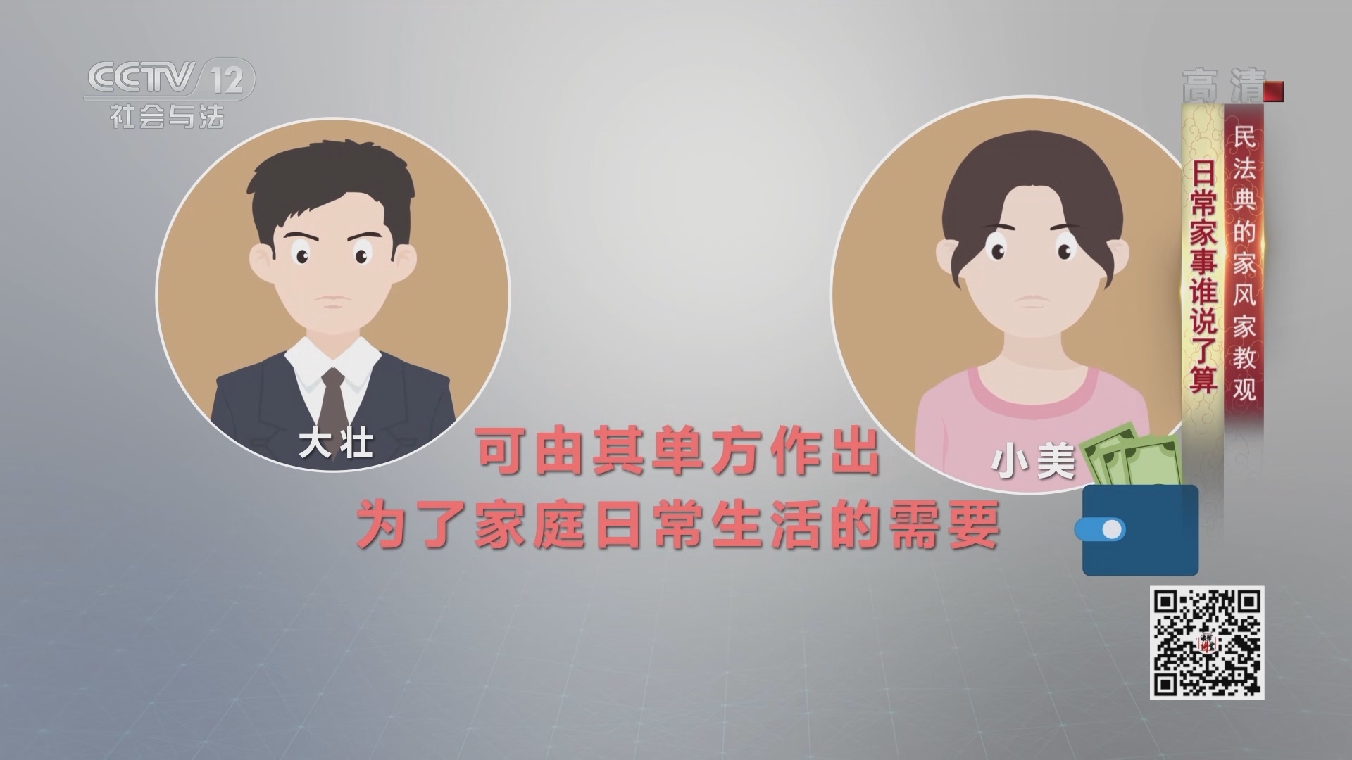 法律讲堂 《法律讲堂(文史版)》 20220214 民法典的家风家教观·日常家事谁说了算