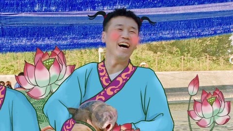 超燃美食记 第二季 杨九郎cos年画娃娃 萧敬腾空耳惹爆笑