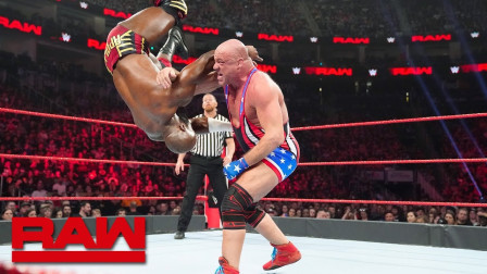 WWE RAW 2019 【RAW 03/11】安格宣布摔跤狂热之后将退役 阿波罗主动请缨对战偶像