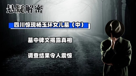 考古新发现第二季 四川惊现杨玉环女儿墓（中）墓中碑文揭露真相，调查结果令人震惊