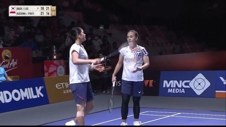 【全场回放】白荷娜/李昭希2-1库苏马/阿玛莉亚 印尼公开赛 女双1/4决赛