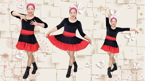 红豆广场舞水兵舞《多余的温柔》附教学口令