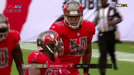 【NFL第14周比赛集锦】圣徒28-14海盗