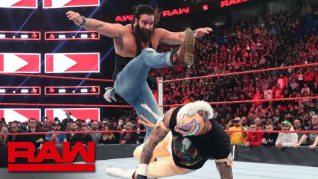 WWE RAW 2019 【RAW 04/15】619大师神秘人雷尔现身砸场