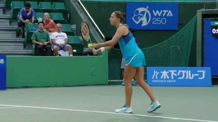 【全场回放】帕里2-1陶森 2024WTA大坂站 1/4决赛