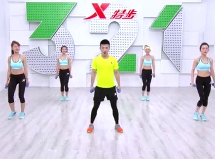 321动起来 何炅带你做时尚哑铃操
