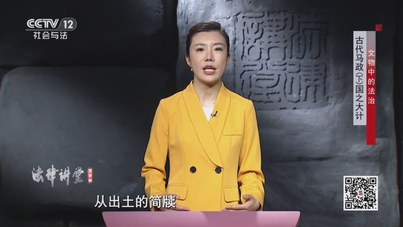 法律讲堂 《法律讲堂(文史版)》 20241211 文物中的法治·古代马政（下）国之大计