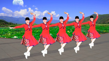 广场舞《次真拉姆》清新的天籁之音，欢乐的藏舞风情